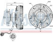 Spojka, větrák chladiče NISSENS 86094