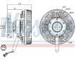 Spojka, větrák chladiče NISSENS 86106