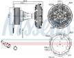 Spojka ventilátora chladenia NISSENS 86126