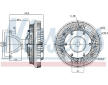 Spojka, větrák chladiče NISSENS 86146