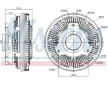 Spojka, větrák chladiče NISSENS 86153
