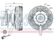 Spojka, větrák chladiče NISSENS 86154