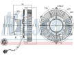 Spojka, větrák chladiče NISSENS 86169