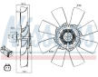 Spojka, větrák chladiče NISSENS 86193