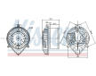 vnitřní ventilátor NISSENS 87063