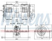 vnitřní ventilátor NISSENS 87133