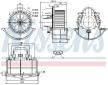 vnitřní ventilátor NISSENS 87139