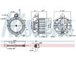 vnitřní ventilátor NISSENS 87559