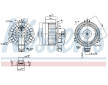 vnitřní ventilátor NISSENS 87861