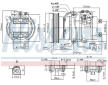 Kompresor, klimatizace NISSENS 890017