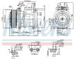 Kompresor, klimatizace NISSENS 890023