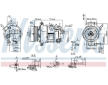 Kompresor, klimatizace NISSENS 890030