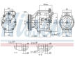 Kompresor, klimatizace NISSENS 890047