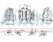 Kompresor, klimatizace NISSENS 890072