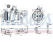 Kompresor, klimatizace NISSENS 890162