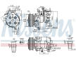 Kompresor, klimatizace NISSENS 890167