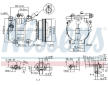 Kompresor, klimatizace NISSENS 890376