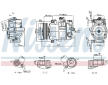 Kompresor, klimatizace NISSENS 890757