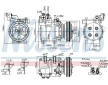 Kompresor, klimatizace NISSENS 89082