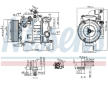 Kompresor, klimatizace NISSENS 890880