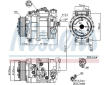 Kompresor, klimatizace NISSENS 89090