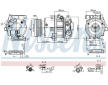 Kompresor, klimatizace NISSENS 890916