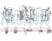 Kompresor, klimatizace NISSENS 891095
