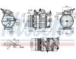 Kompresor, klimatizace NISSENS 891106