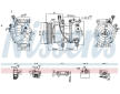Kompresor, klimatizace NISSENS 891114
