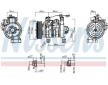 Kompresor, klimatizace NISSENS 891130