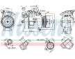 Kompresor, klimatizace NISSENS 89116