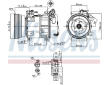 Kompresor, klimatizace NISSENS 89148