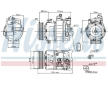 Kompresor, klimatizace NISSENS 89211