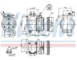 Kompresor, klimatizace NISSENS 89290