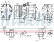 Kompresor, klimatizace NISSENS 89405