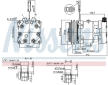 Kompresor klimatizácie NISSENS 89518