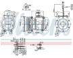 Kompresor klimatizácie NISSENS 89747