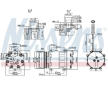 Kompresor, klimatizace NISSENS 89800