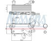 Chladič oleje, automatická převodovka NISSENS 90748