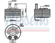Olejový chladič, motorový olej NISSENS 90793
