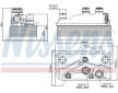 Chladič oleje, automatická převodovka NISSENS 90859