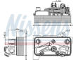 Chladič oleje, automatická převodovka NISSENS 90870
