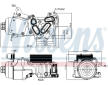 Olejový chladič, motorový olej NISSENS 91124