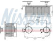 Olejový chladič, motorový olej NISSENS 91137