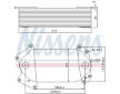 Chladič motorového oleja NISSENS 91139