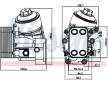Olejový chladič, motorový olej NISSENS 91154