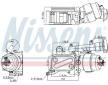 Olejový chladič, motorový olej NISSENS 91346