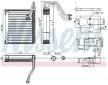 Výparník, klimatizace NISSENS 92352