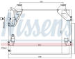 Kondenzátor klimatizácie NISSENS 940082