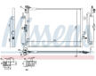 Kondenzátor, klimatizace NISSENS 940142